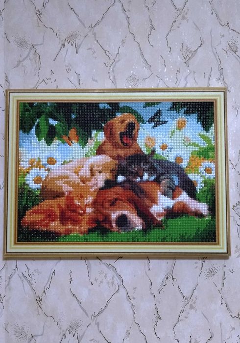 Картина, алмазная мозаика.