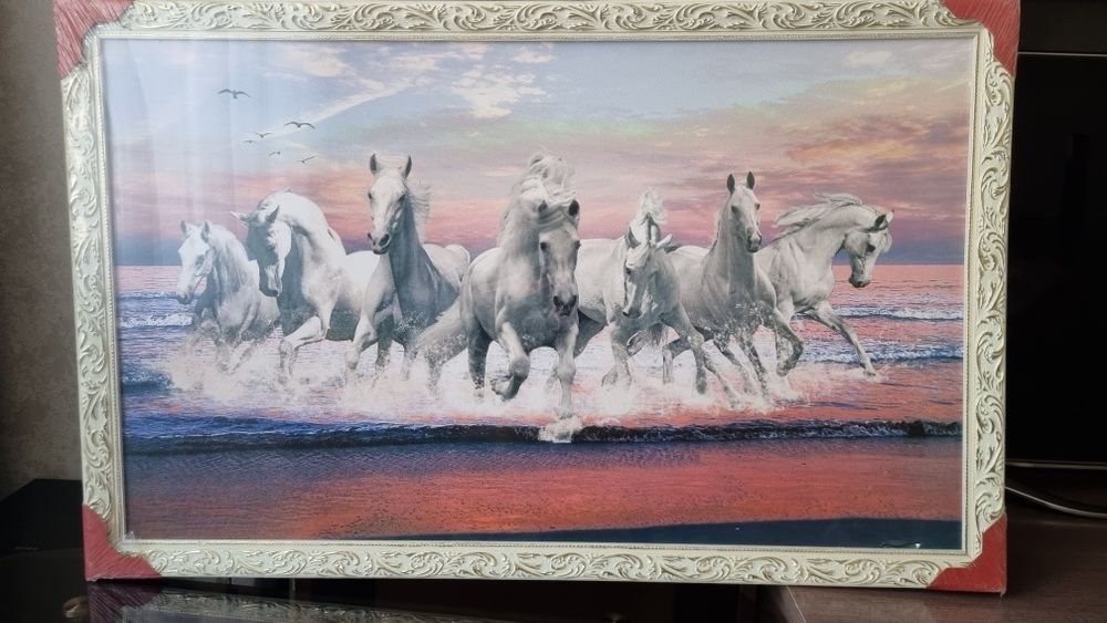 "Кони в яблоках" картина