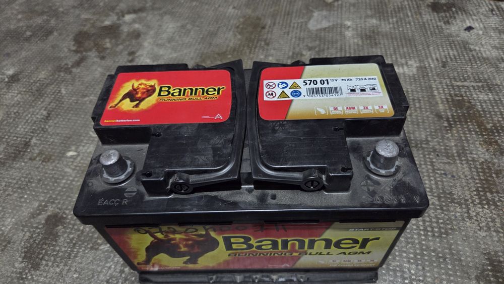 Baterie acumulator Banner AGM 70ah  720A
