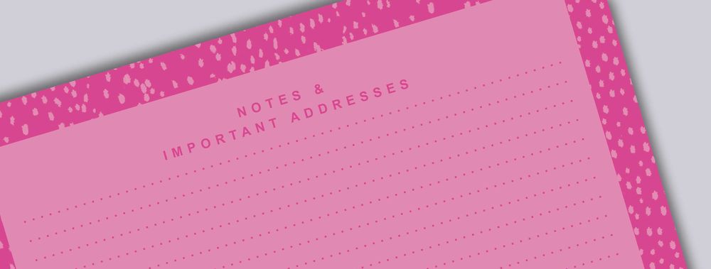 Планер - книга за картички