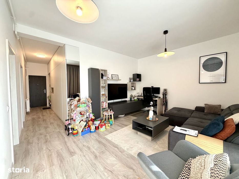 Apartament modern, 2 camere, 53 mp utili, etaj 1 - Dumbravita — fotografia 3