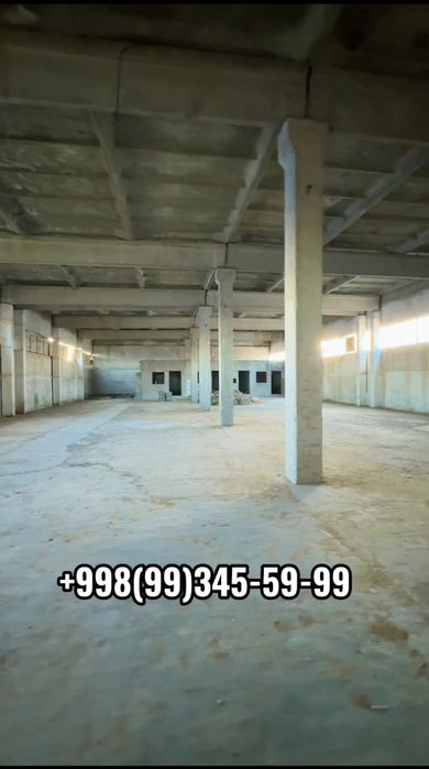 Склад хам офис арендаға бериледи, ислеп шығарыуға қолайлы 380 ток бар.