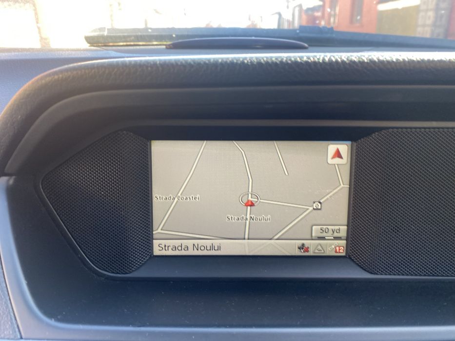 Navigatie completa unitate si display mercedes w204 c204 facelift 2012