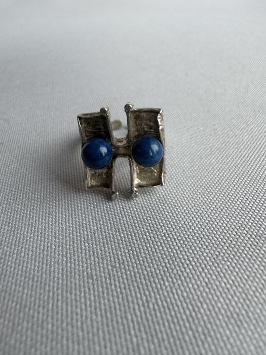 Inel din argint si lapis lazuli