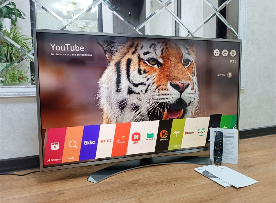 ТЕЛЕВИЗОР Смарт 125см LG 4k с документами.