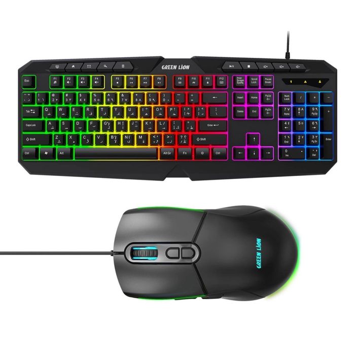 Klavitura Green Lion GKM-400 RGB Gaming Combo