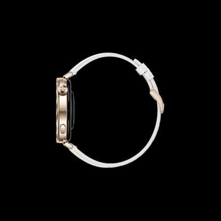 Смарт часовник HUAWEI Watch GT 5 бяла кожена каишка