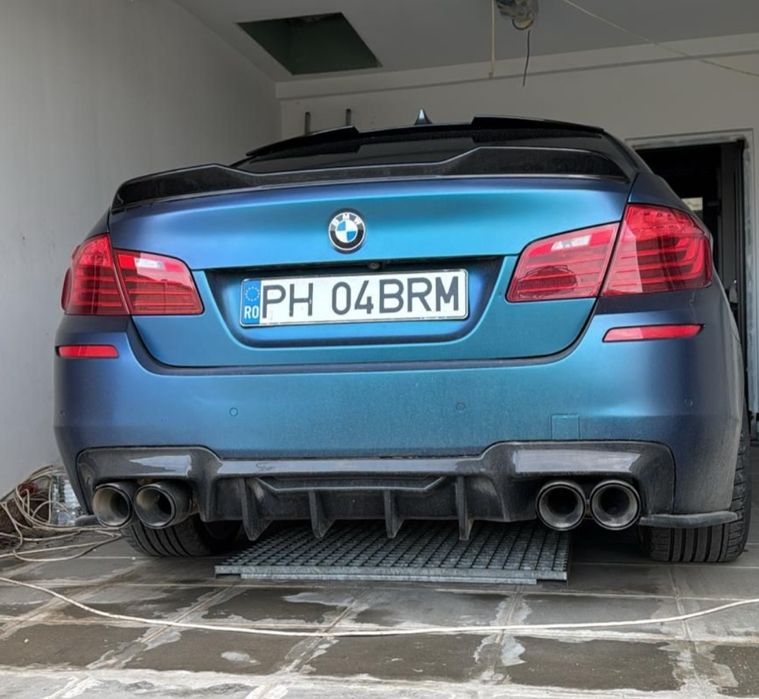 Evacuare dublă  bmw f10 f11 tipsuri akrapovic