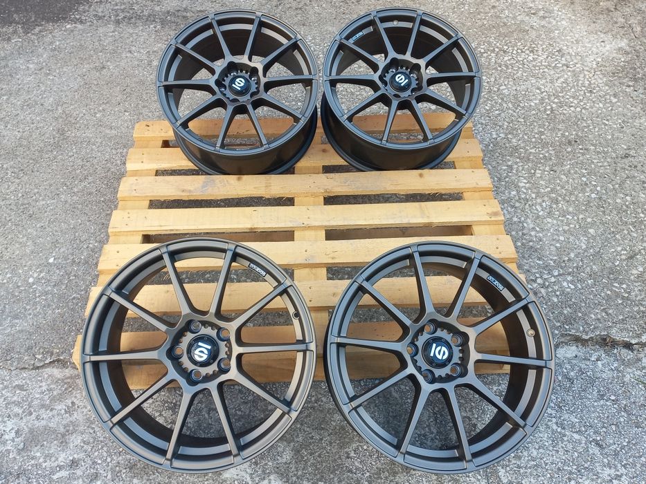 18.5x100 Sparco Gara  Matt Bronz 8j et35 57.1 ц.о Golf Polo A3 S3 Seat Skoda Чисто Нови..