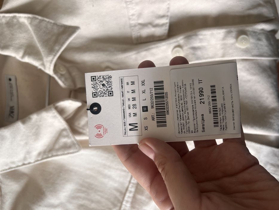 Новая джинсовая куртка Zara