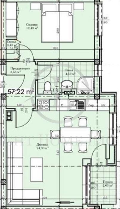 Реф. 2885 Двустаен Апартамент с АКТ 14 / Прослав