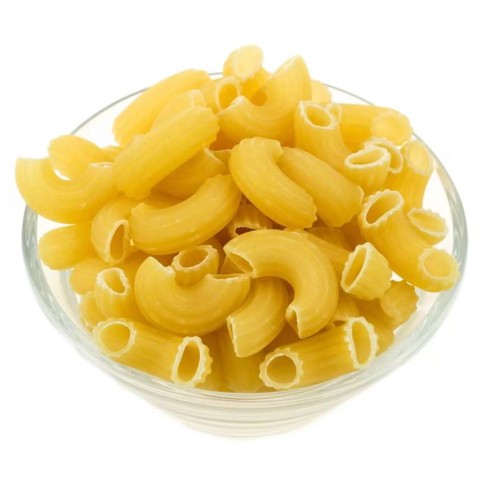 Макароны рожки, чай