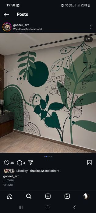 Devor yoki oynaga  rasm chizish