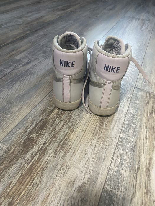 Nike кожени високи сникърси