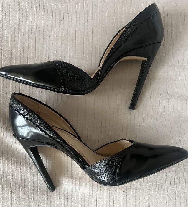 Papuci cu toc Zara Basic marimea 36