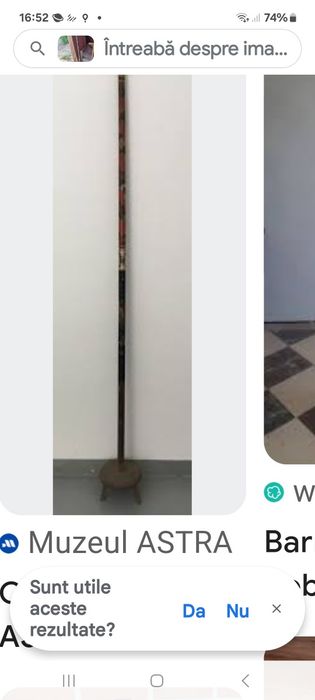 Furca tors cu tijă si scaunaș autentice