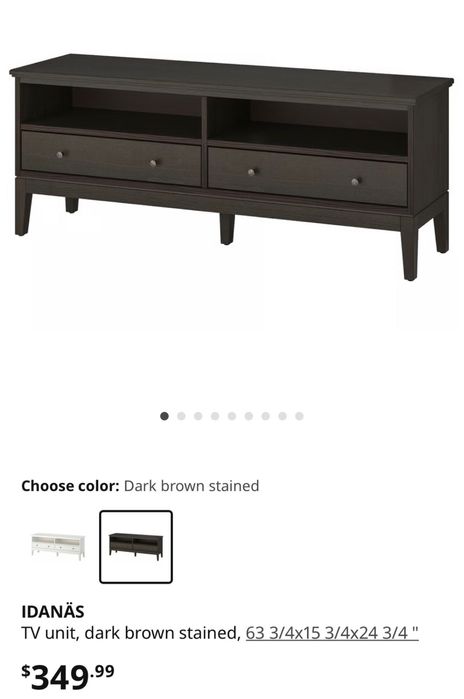 Тумба под ТВ IKEA “Hemnes”