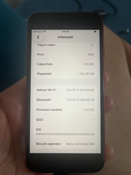 Iphone SE 2  128 GB impecabil