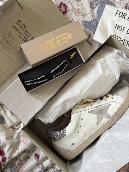 Кроссовки Golden Goose Super-Star (38 размер) + подарок
