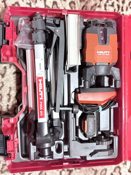 Vând kit laser profesional Hilti PM 40-MG