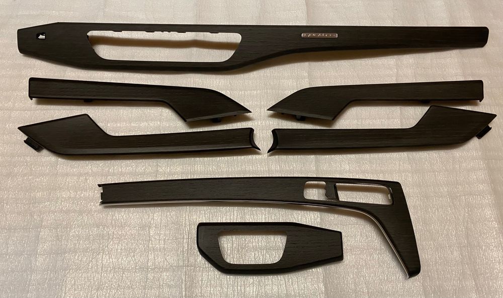 Trimuri LEMN MAT Audi A4 A5 B9 8W ORIGINALE ! Ornamente S4 S5 B9 F5