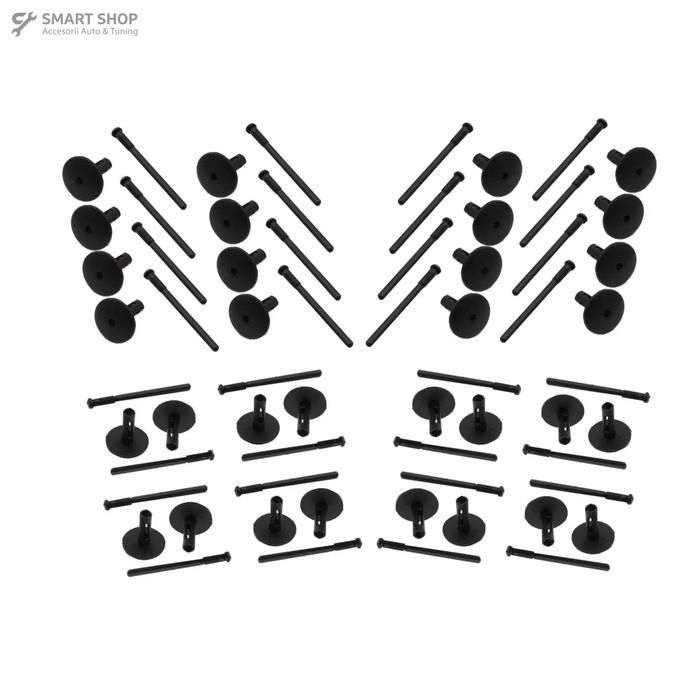 Set 32 Piese Clipsuri Auto Pentru Prelungiri Aripi Extensii Aripi