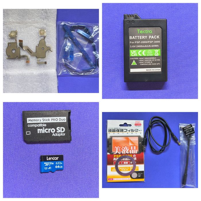 Psp 2000 кастом + 2 корпуса и куча всего