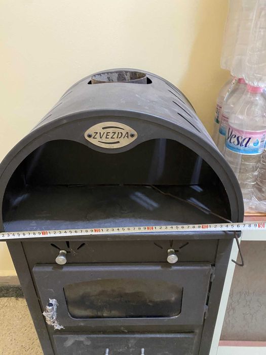 Голяма печка, камина на дърва и въглища