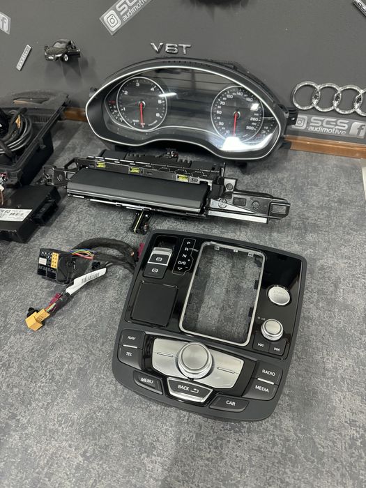 Kit mib 2 carplay + ceasuri audi a6 a7 c7 facelfit de europa complet