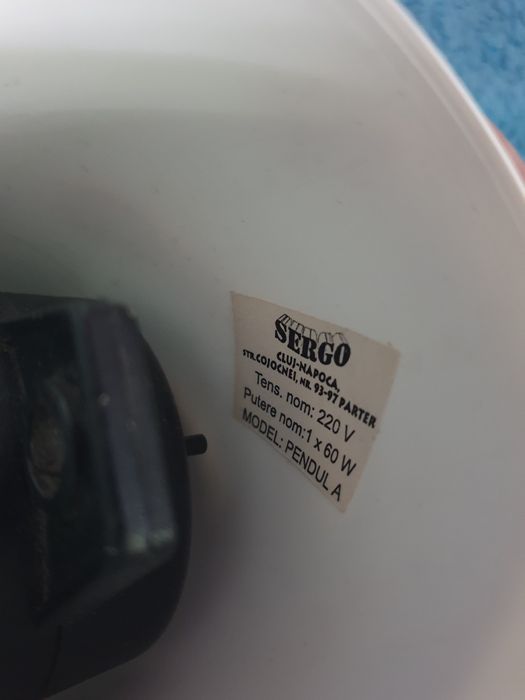 Lampa/lustra + veioza copii