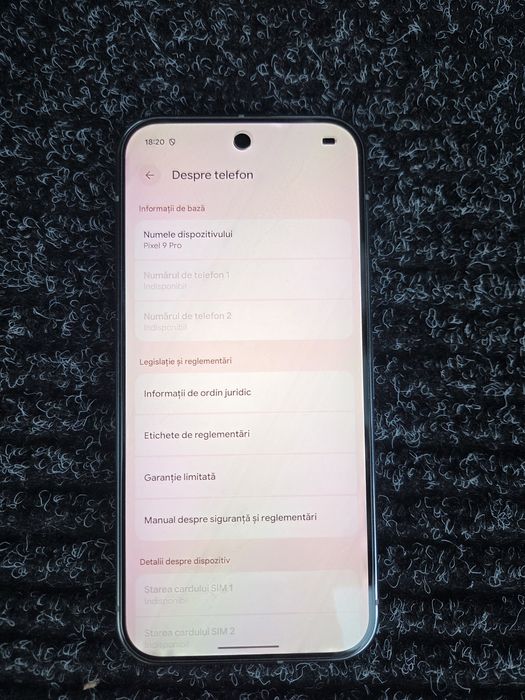Vând/Schimb Google Pixel 9 Pro 5g 512g Impecabil Liber