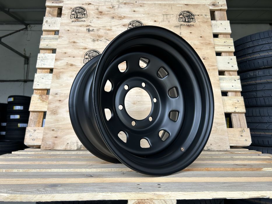 15" 6х139.7  Минусови Стоманени Джанти 4х4 Toyota Nissan Mitsubishi
