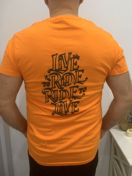 Тениски Old School Bikers / Live to Ride, Ride to Live - НОВИ!!!