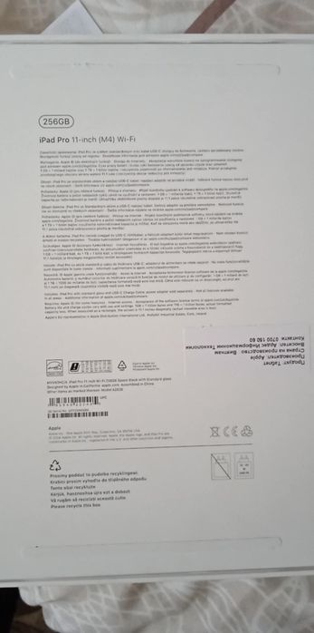 Ipad 11 pro M4 256gb
