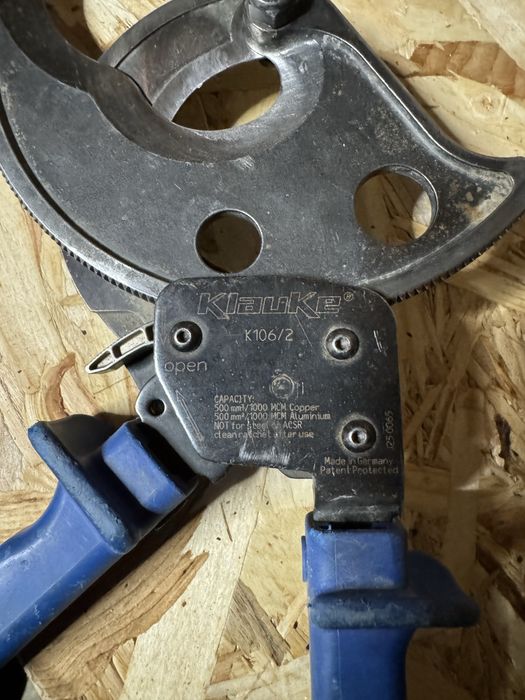 Foarfeca taiat cablu klauke made in germany