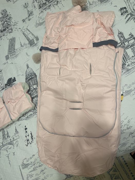 Теплый чехол для прогулки с малышом!