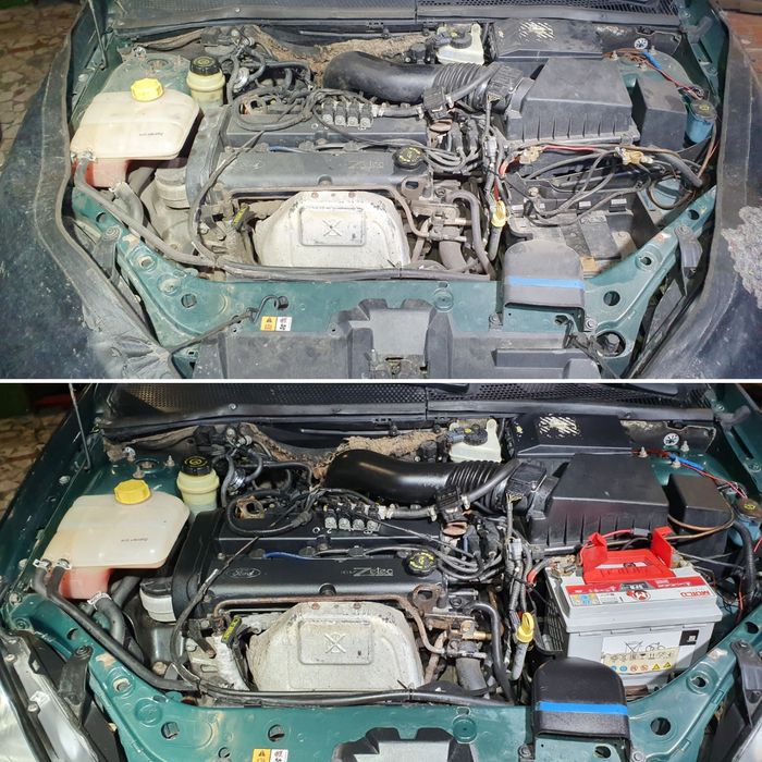 Мойка двигателя паром