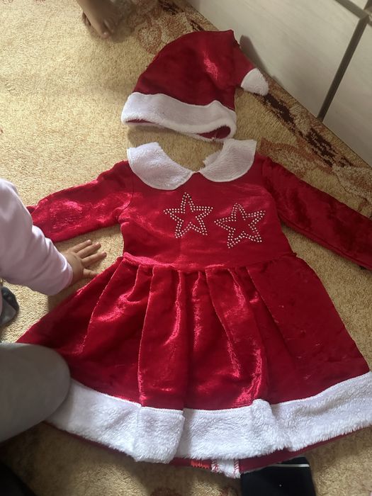 Санта клаус костюм для девочек