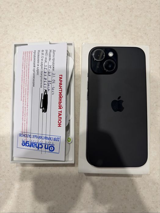 Aphone 15, 128, SIM, в очень хорошем состоянии, АКБ 80%