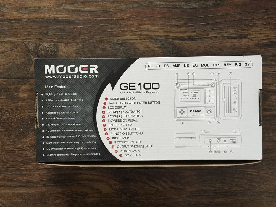 Гитарный процессор Mooer GE100
