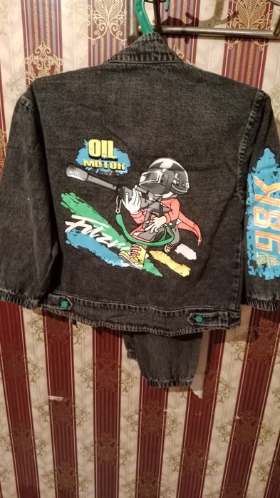 Джинсы костюм балаға