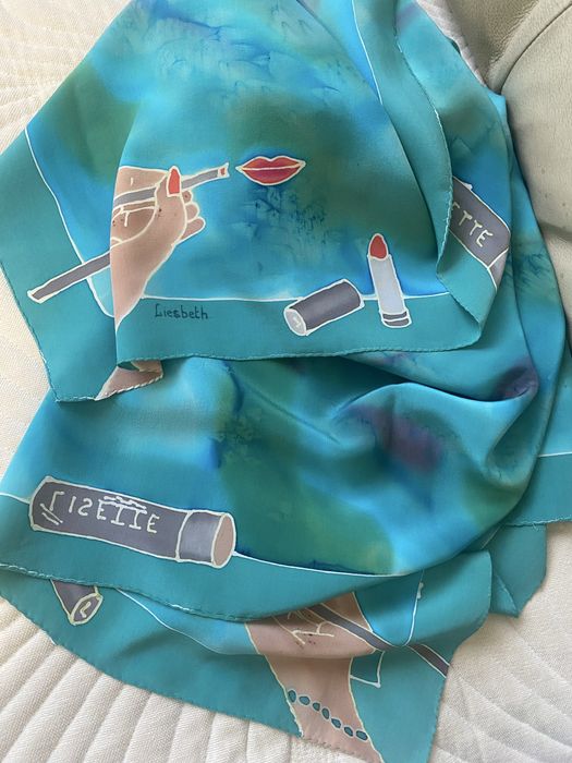 Дамски шал естествена коприна