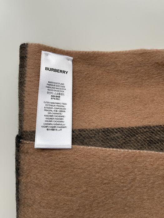 Шал Burberry 100% кашмир