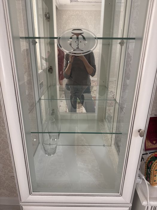 Шкаф сервант, белый