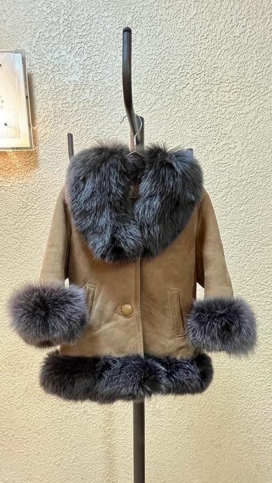 Детская дублёнка для девочек