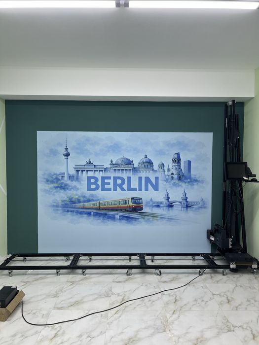 Devorga rasm chizish. Devorga robotprinter yordamida surat chizamiz!