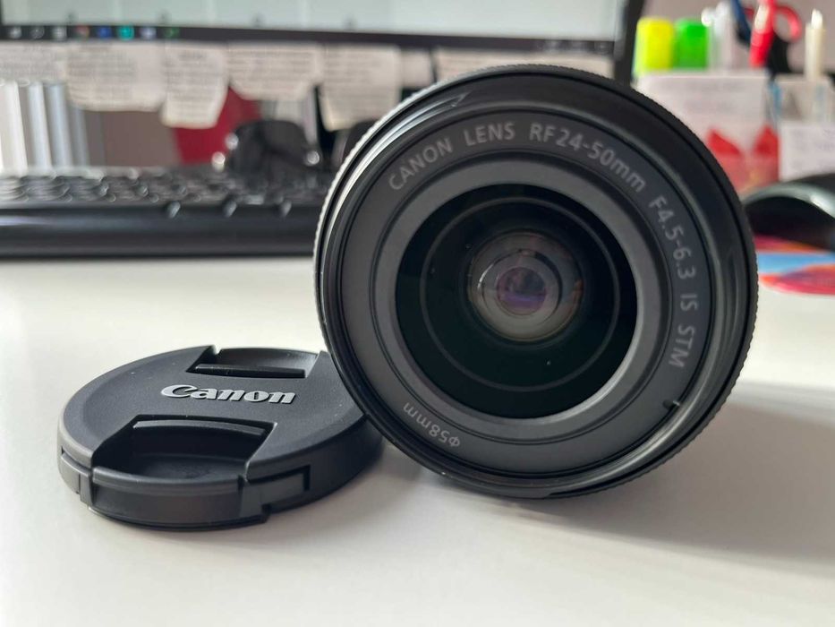 Обектив Canon RF 24–50mm f/4.5–6.3 IS STM – ЧИСТО НОВ