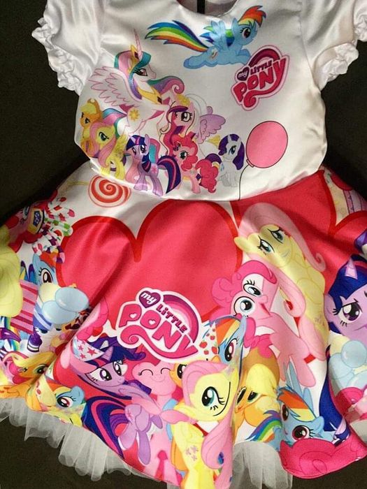 My little pony дизайнерска рокля 5 год ръст до 110см