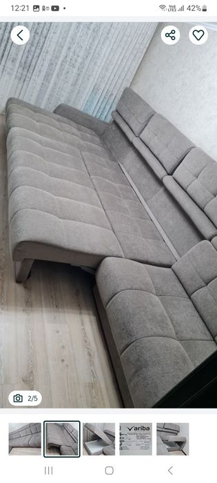 Диван КАМЕЛОТ модульный угловой раскладной