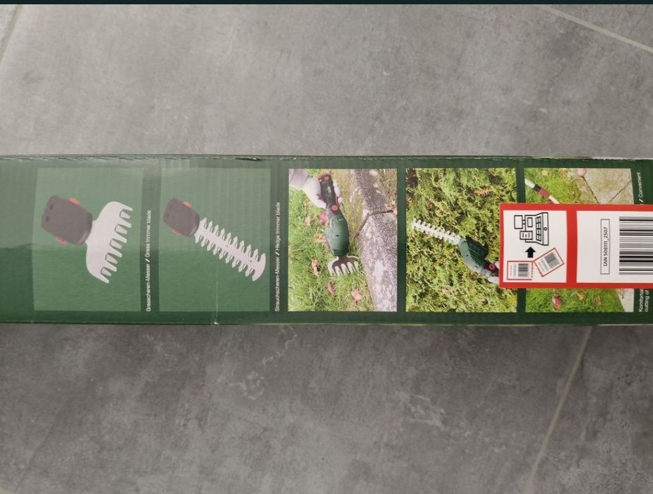Foarfeca cosmetizat gazon arbuști pe acumulator 12 v set complet